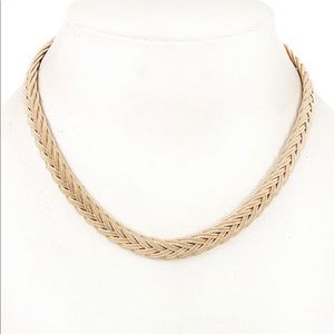 Braided choker (gold)